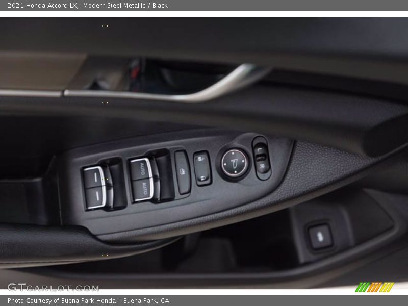 Modern Steel Metallic / Black 2021 Honda Accord LX