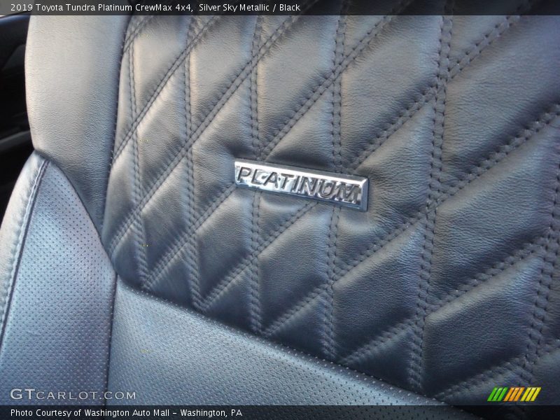 Silver Sky Metallic / Black 2019 Toyota Tundra Platinum CrewMax 4x4