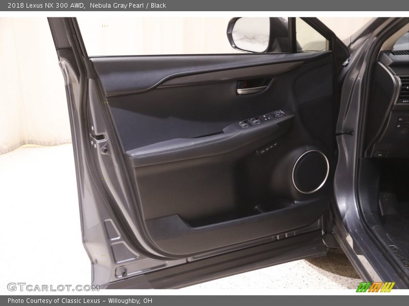 Nebula Gray Pearl / Black 2018 Lexus NX 300 AWD