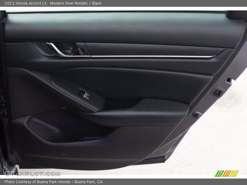 Modern Steel Metallic / Black 2021 Honda Accord LX