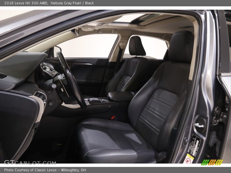 Nebula Gray Pearl / Black 2018 Lexus NX 300 AWD