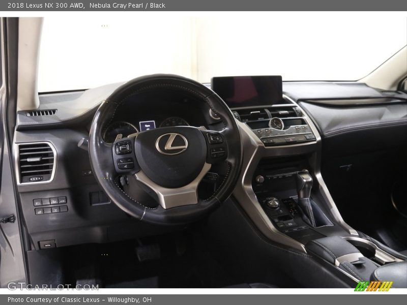 Nebula Gray Pearl / Black 2018 Lexus NX 300 AWD
