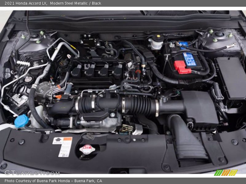 Modern Steel Metallic / Black 2021 Honda Accord LX