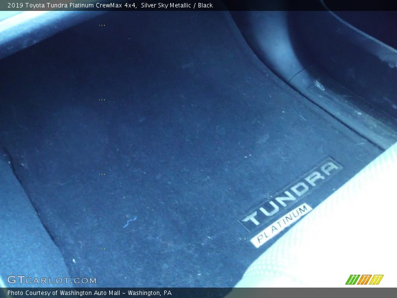 Silver Sky Metallic / Black 2019 Toyota Tundra Platinum CrewMax 4x4