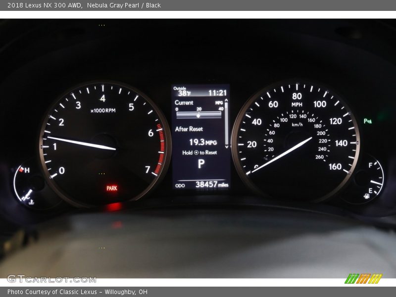 Nebula Gray Pearl / Black 2018 Lexus NX 300 AWD