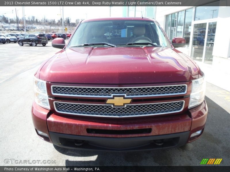Deep Ruby Metallic / Light Cashmere/Dark Cashmere 2013 Chevrolet Silverado 1500 LTZ Crew Cab 4x4