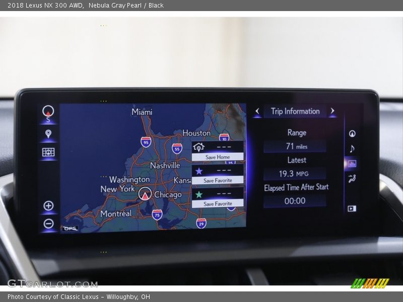 Nebula Gray Pearl / Black 2018 Lexus NX 300 AWD