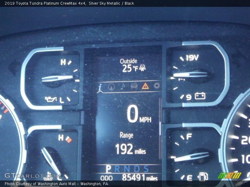 Silver Sky Metallic / Black 2019 Toyota Tundra Platinum CrewMax 4x4