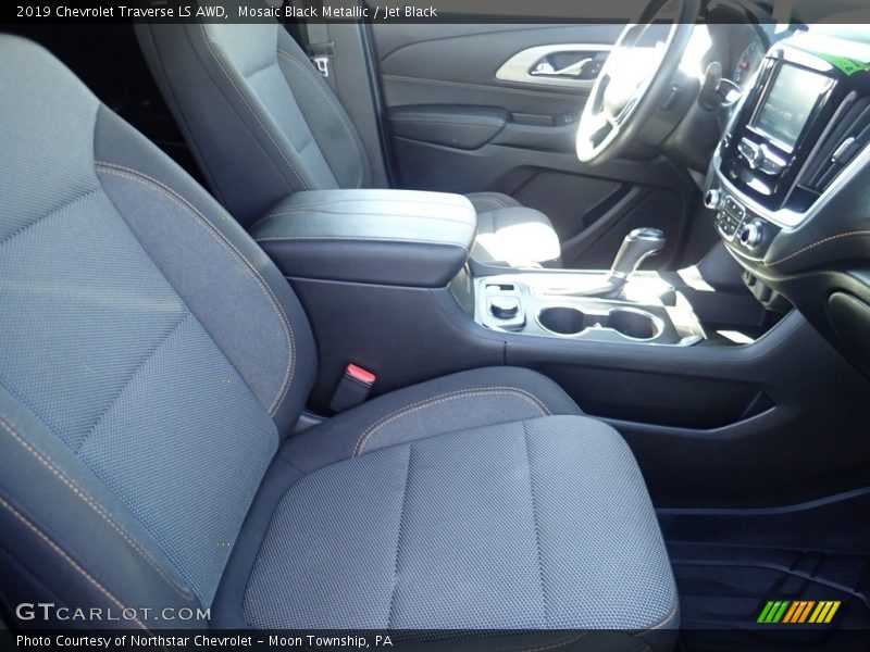Mosaic Black Metallic / Jet Black 2019 Chevrolet Traverse LS AWD