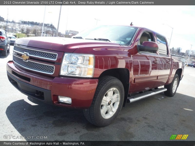 Deep Ruby Metallic / Light Cashmere/Dark Cashmere 2013 Chevrolet Silverado 1500 LTZ Crew Cab 4x4