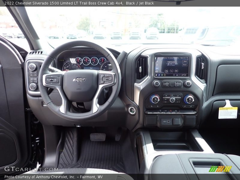 Dashboard of 2022 Silverado 1500 Limited LT Trail Boss Crew Cab 4x4
