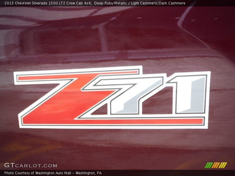 Deep Ruby Metallic / Light Cashmere/Dark Cashmere 2013 Chevrolet Silverado 1500 LTZ Crew Cab 4x4