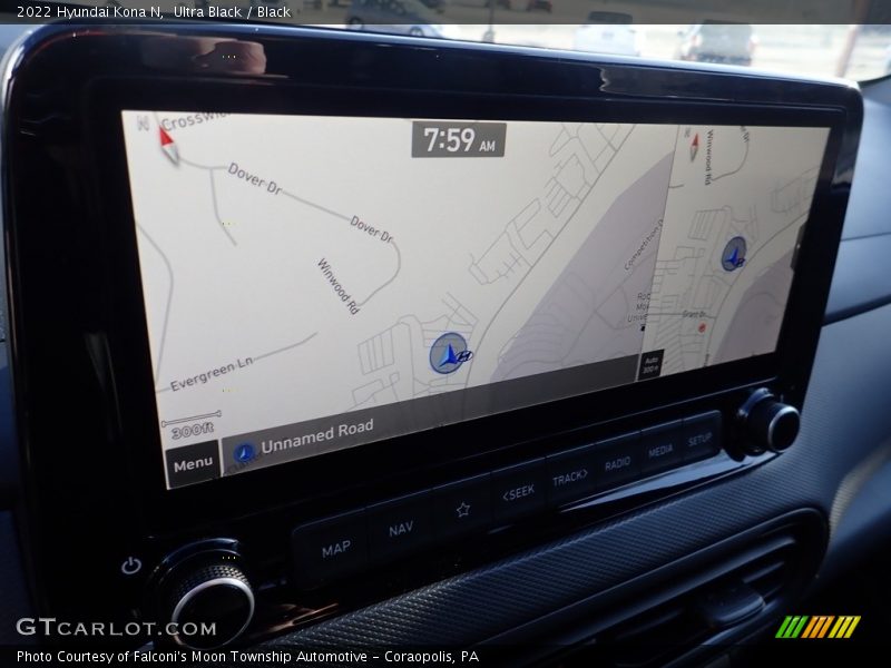 Navigation of 2022 Kona N