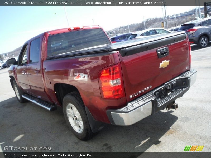 Deep Ruby Metallic / Light Cashmere/Dark Cashmere 2013 Chevrolet Silverado 1500 LTZ Crew Cab 4x4