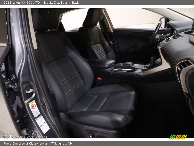 Nebula Gray Pearl / Black 2018 Lexus NX 300 AWD