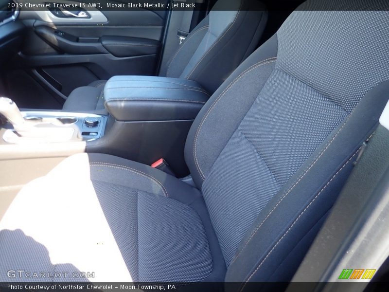 Mosaic Black Metallic / Jet Black 2019 Chevrolet Traverse LS AWD