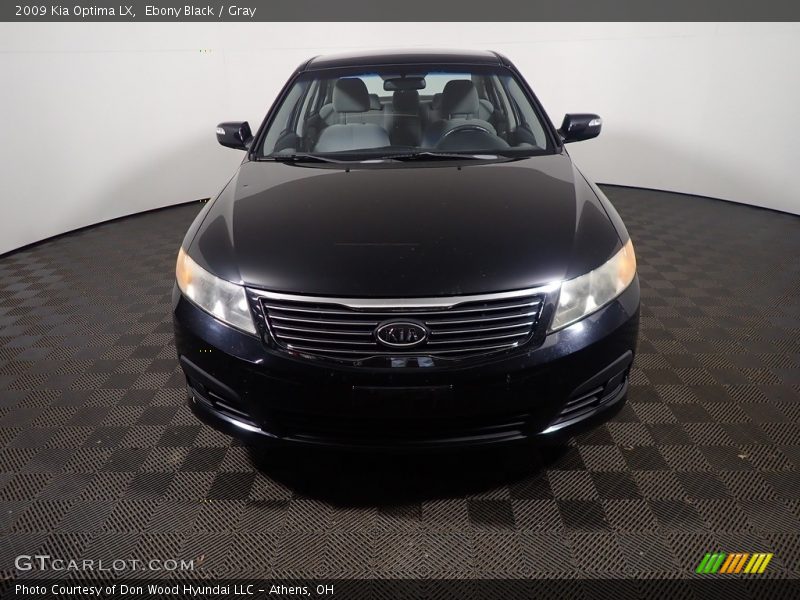 Ebony Black / Gray 2009 Kia Optima LX
