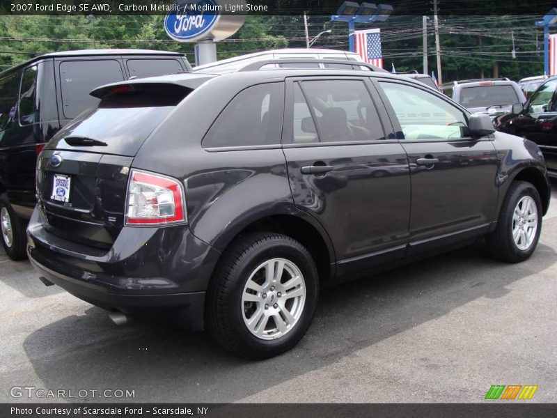 Carbon Metallic / Medium Light Stone 2007 Ford Edge SE AWD