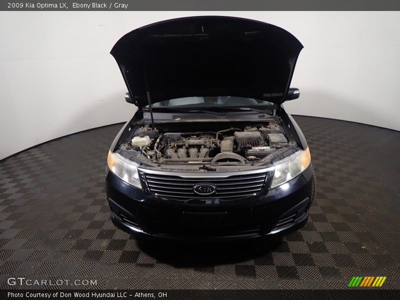 Ebony Black / Gray 2009 Kia Optima LX