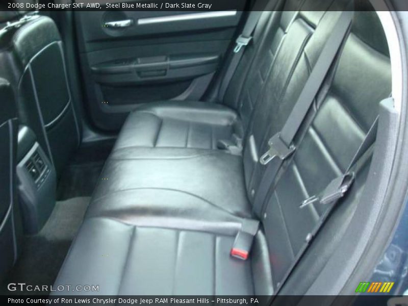 Steel Blue Metallic / Dark Slate Gray 2008 Dodge Charger SXT AWD