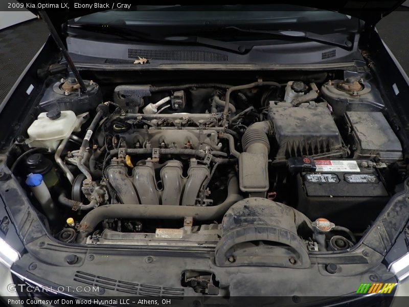 Ebony Black / Gray 2009 Kia Optima LX