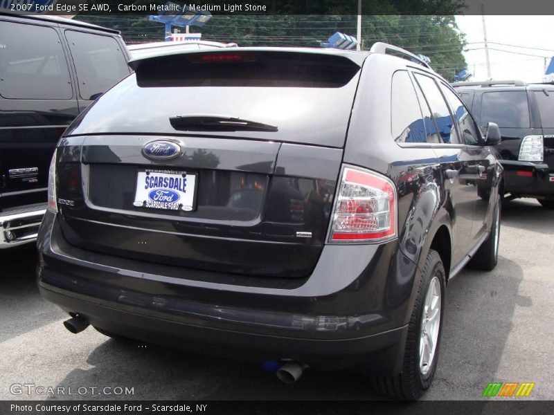 Carbon Metallic / Medium Light Stone 2007 Ford Edge SE AWD