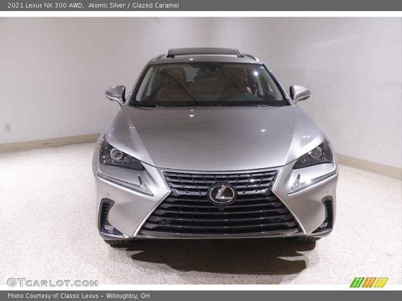 Atomic Silver / Glazed Caramel 2021 Lexus NX 300 AWD