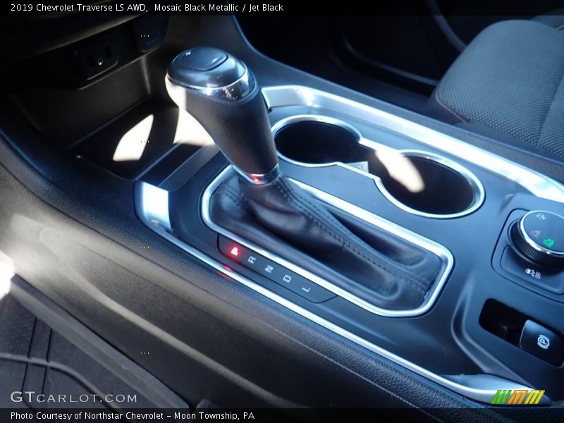 Mosaic Black Metallic / Jet Black 2019 Chevrolet Traverse LS AWD