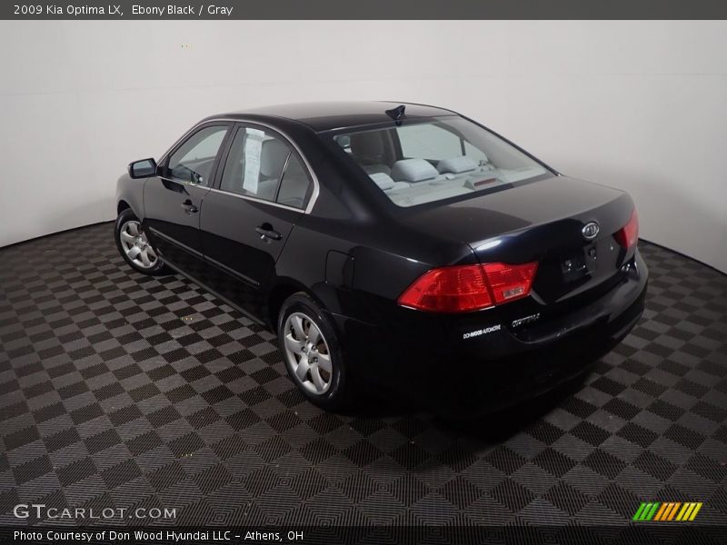 Ebony Black / Gray 2009 Kia Optima LX