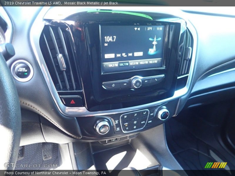 Mosaic Black Metallic / Jet Black 2019 Chevrolet Traverse LS AWD