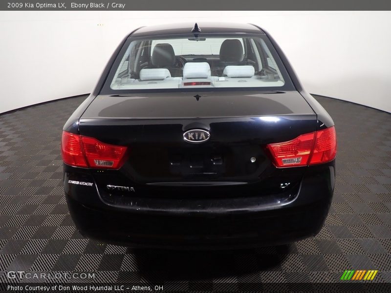 Ebony Black / Gray 2009 Kia Optima LX