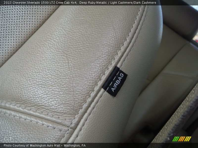 Deep Ruby Metallic / Light Cashmere/Dark Cashmere 2013 Chevrolet Silverado 1500 LTZ Crew Cab 4x4