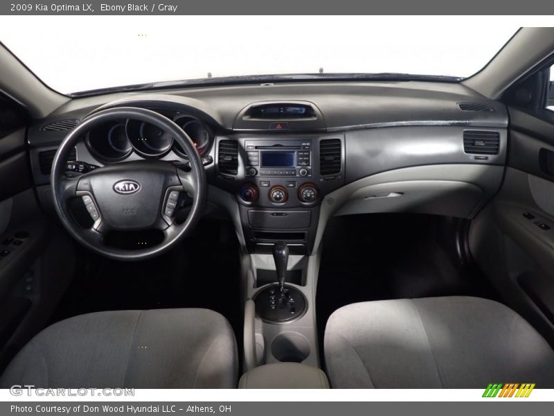 Ebony Black / Gray 2009 Kia Optima LX