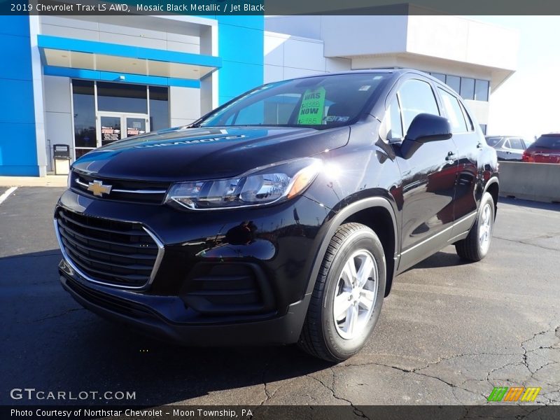 Mosaic Black Metallic / Jet Black 2019 Chevrolet Trax LS AWD