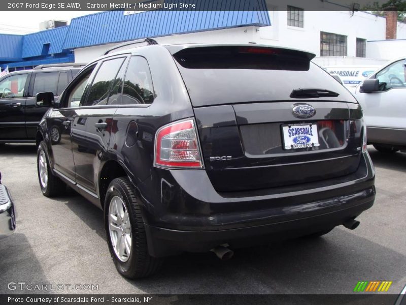 Carbon Metallic / Medium Light Stone 2007 Ford Edge SE AWD