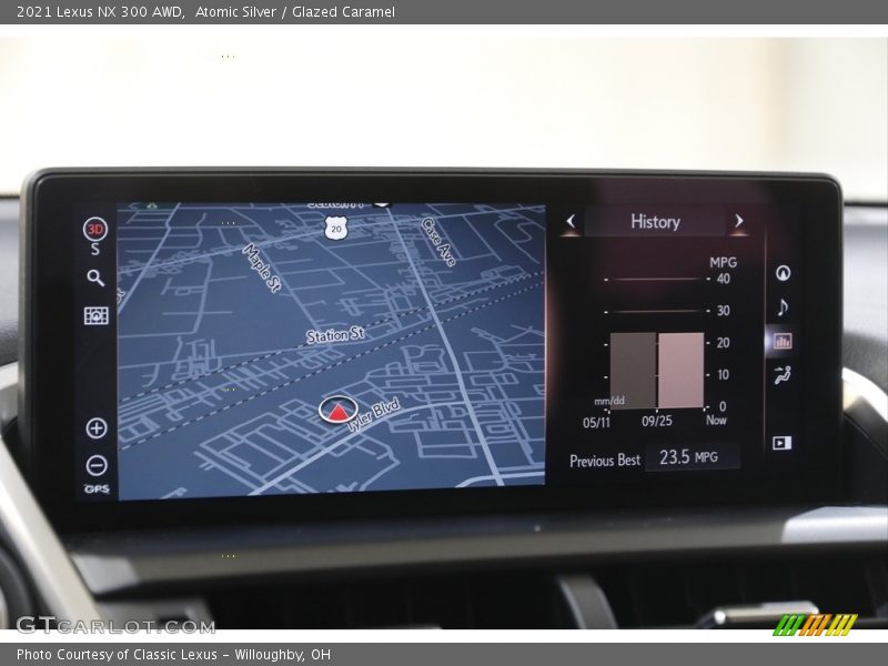 Navigation of 2021 NX 300 AWD