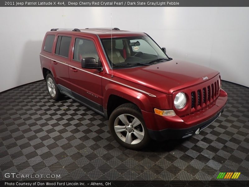 Deep Cherry Red Crystal Pearl / Dark Slate Gray/Light Pebble 2011 Jeep Patriot Latitude X 4x4