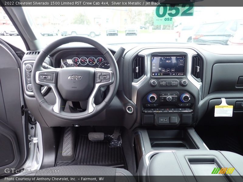 Dashboard of 2022 Silverado 1500 Limited RST Crew Cab 4x4