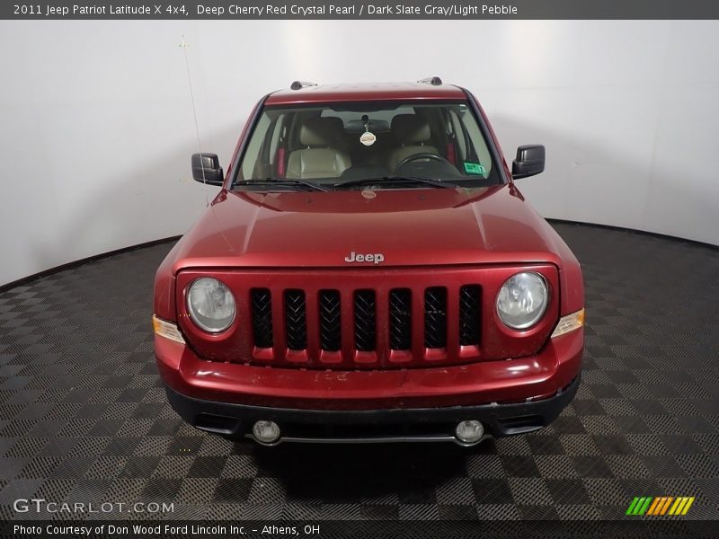 Deep Cherry Red Crystal Pearl / Dark Slate Gray/Light Pebble 2011 Jeep Patriot Latitude X 4x4