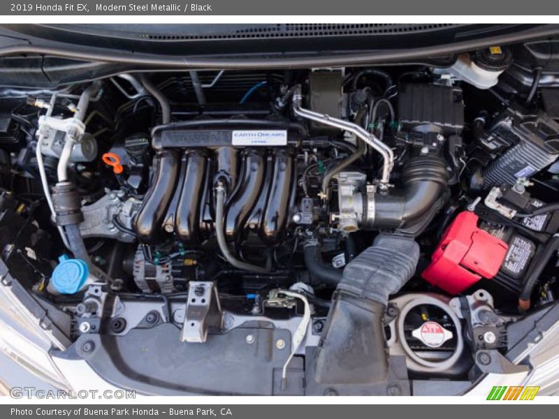 Modern Steel Metallic / Black 2019 Honda Fit EX