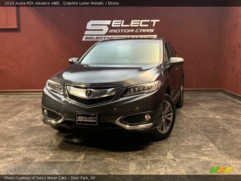 Graphite Luster Metallic / Ebony 2016 Acura RDX Advance AWD