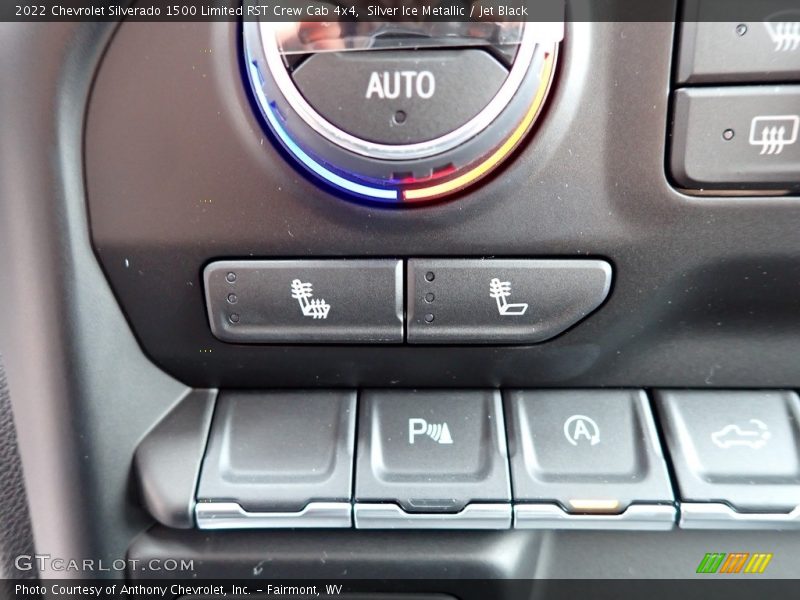 Silver Ice Metallic / Jet Black 2022 Chevrolet Silverado 1500 Limited RST Crew Cab 4x4