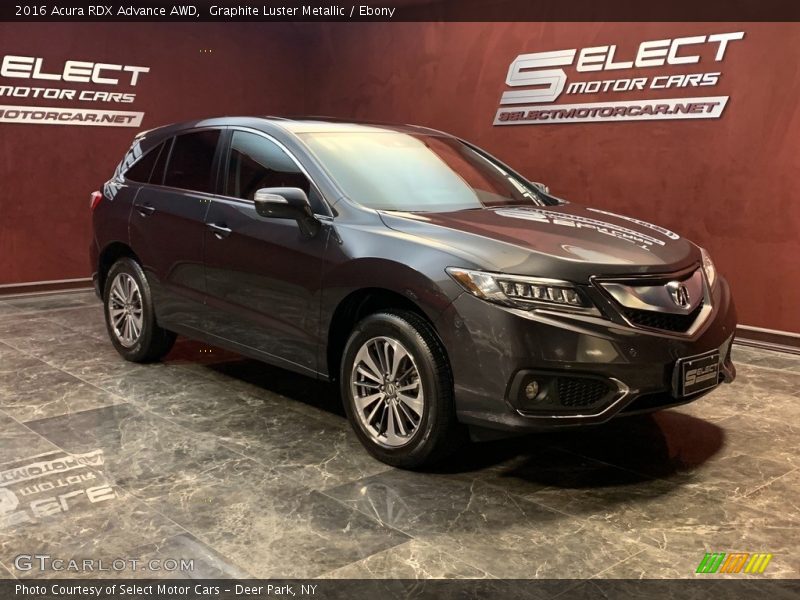 Graphite Luster Metallic / Ebony 2016 Acura RDX Advance AWD