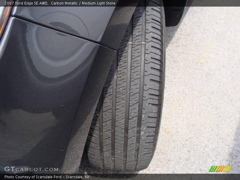 Carbon Metallic / Medium Light Stone 2007 Ford Edge SE AWD