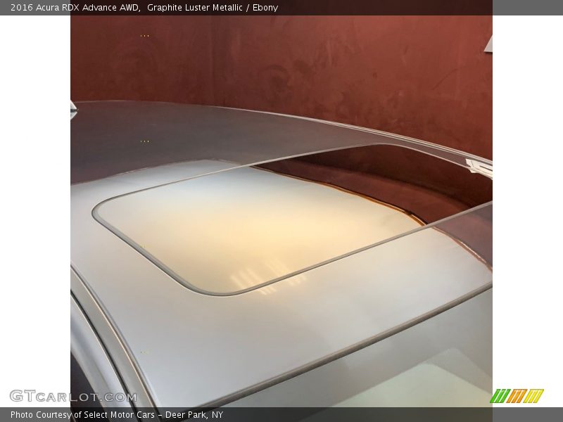 Graphite Luster Metallic / Ebony 2016 Acura RDX Advance AWD