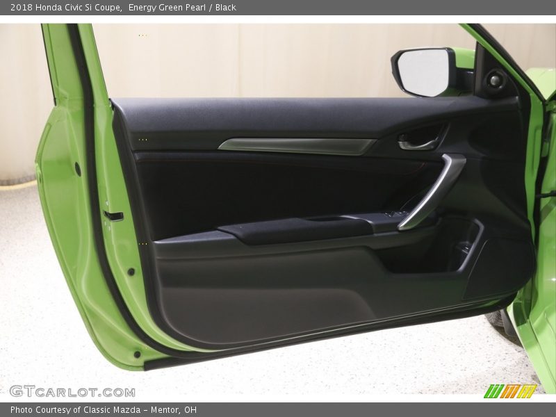 Energy Green Pearl / Black 2018 Honda Civic Si Coupe
