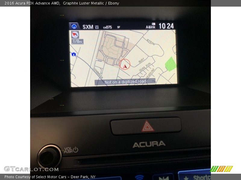 Graphite Luster Metallic / Ebony 2016 Acura RDX Advance AWD