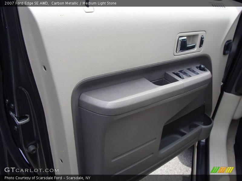 Carbon Metallic / Medium Light Stone 2007 Ford Edge SE AWD