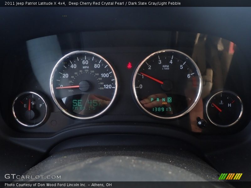 Deep Cherry Red Crystal Pearl / Dark Slate Gray/Light Pebble 2011 Jeep Patriot Latitude X 4x4