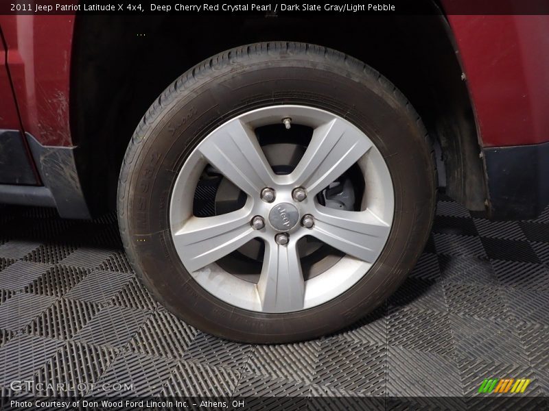 Deep Cherry Red Crystal Pearl / Dark Slate Gray/Light Pebble 2011 Jeep Patriot Latitude X 4x4